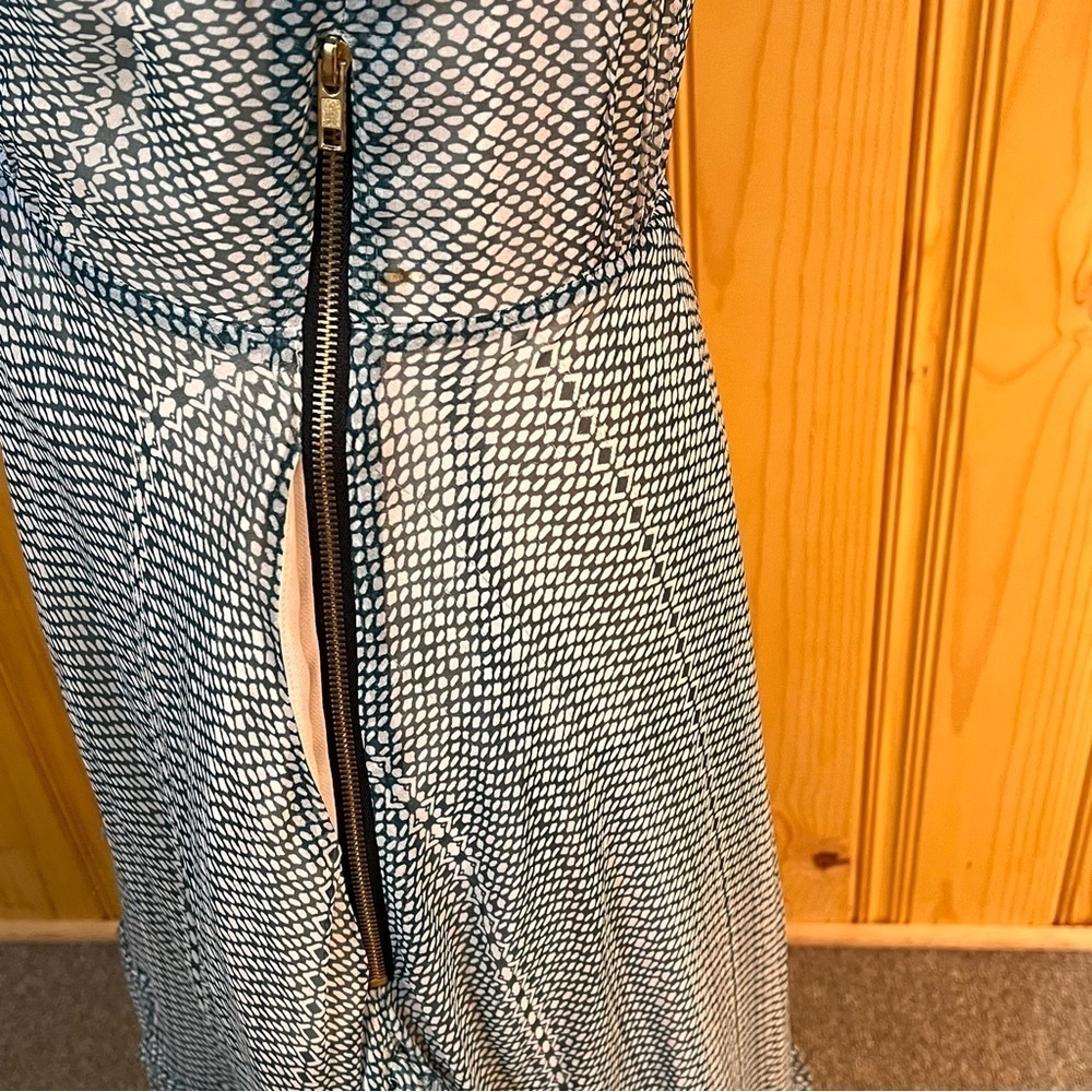 Heidi Merrick San Simeon Chiffon Maxi Dress Sz-S - Picture 5 of 12